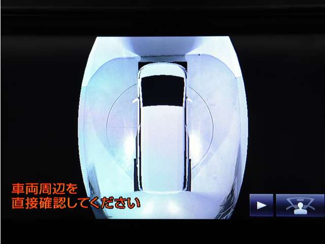 (�p�m���~�b�N�r���[���j�^�[)�{�^����őO�㍶�E4�̃J�����ɂ��A���A���^�C���ŎԂ��ォ�猩���낵���悤�ȉf�����i�r��ʂɉf���܂��B��ގ��ɂ��g���܂��̂ŁA���S���ĉ^�]���邱�Ƃ��ł��鑕���ł���