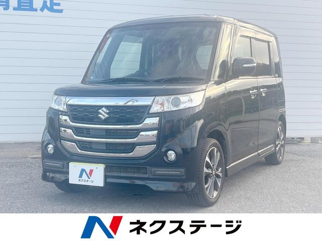 スペーシアカスタムZターボ デュアルカメラブレーキサポート 4WD