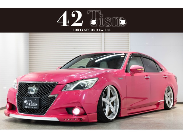 クラウンアスリート ハイブリッド 2.5 G リボーンピンク」の中古車