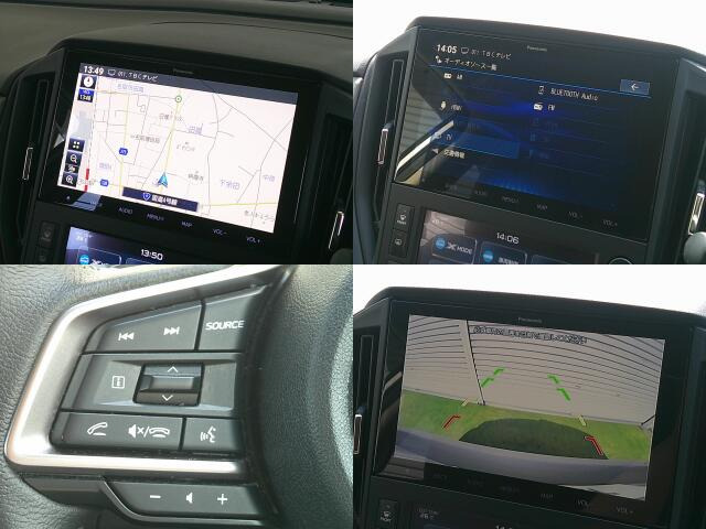 現在では必需品のナビが装備されています。オーディオはAM・FMラジオ・Bluetooth・フルセグTVが使えます。快適ドライブの強い味方です!