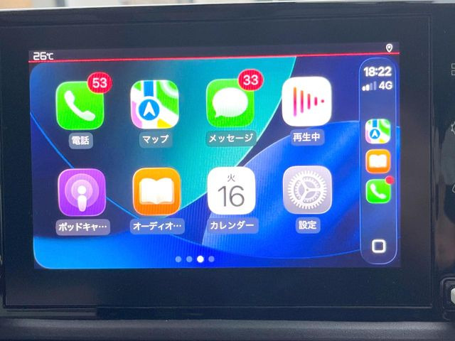 ��Apple Car Play:�X�}�z�Ƃ̗L���ڑ��ŁA�i�r�E�I�[�f�B�I�Đ��ȂǃX�}�z�̃A�v���@�\����ʂł��g����֗��@�\�ł�!