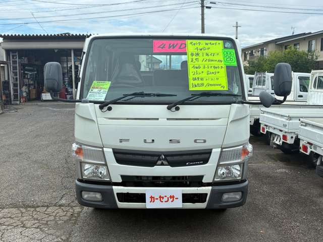 キャンター3.0 ダブルキャブ セミロング 全低床 ディーゼル 4WD