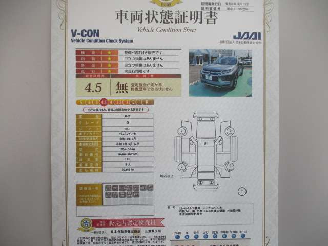 RVR1.8 G 4WD