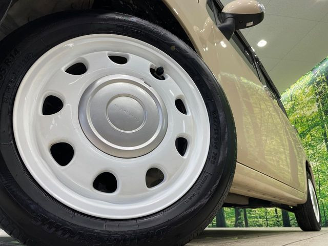 【純正14インチアルミホイール】外観にマッチした純正アルミホイールを装着しております。各種社外アルミホイールや、スタッドレスタイヤも取扱いしております。是非ご相談ください♪