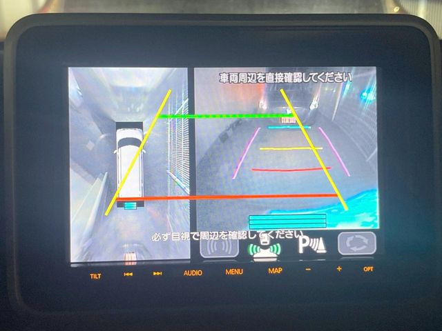 【全方位モニター用カメラ】専用のカメラにより、上から見下ろしたような視点で360度クルマの周囲を確認することができます☆死角部分も確認しやすく、狭い場所での切り返しや駐車もスムーズに行えます。