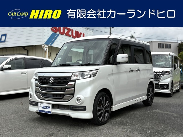 スペーシアカスタムZターボ デュアルカメラブレーキサポート 4WD