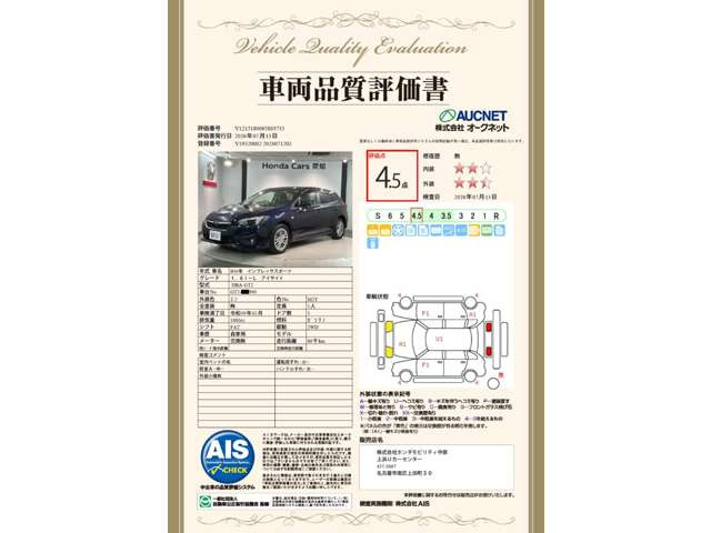 インプレッサスポーツ1.6 i-L アイサイト