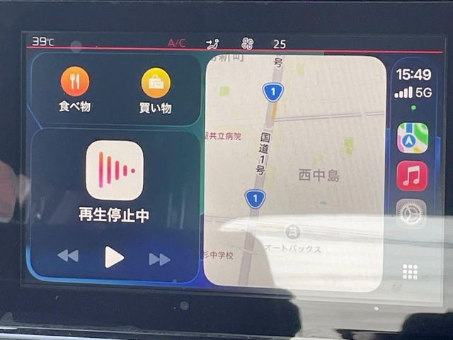 ��Apple Car Play:�X�}�z�Ƃ̗L���ڑ��ŁA�i�r�E�I�[�f�B�I�Đ��ȂǃX�}�z�̃A�v���@�\����ʂł��g����֗��@�\�ł�!