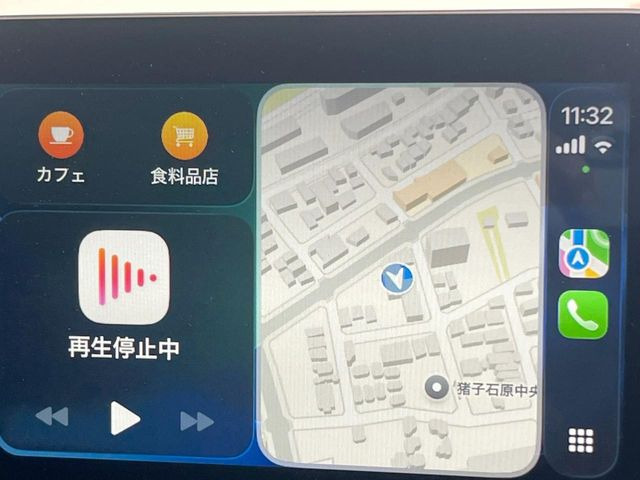 ��Apple Car Play:�X�}�z�Ƃ̗L���ڑ��ŁA�i�r�E�I�[�f�B�I�Đ��ȂǃX�}�z�̃A�v���@�\����ʂł��g����֗��@�\�ł�!