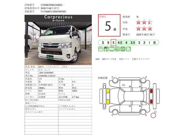 ハイエースバン2.8 DX ロング ディーゼル 4WD