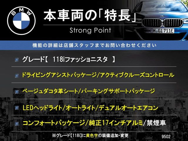 1シリーズ118d ファッショニスタ