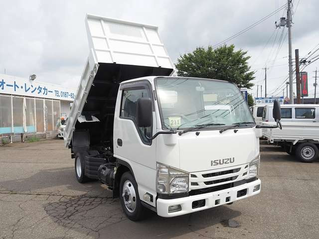 エルフ3.0 ダンプ フルフラットロー ディーゼル 4WD