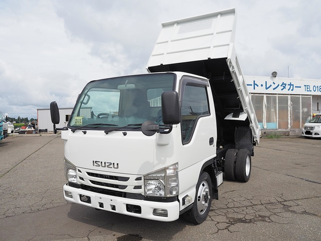 エルフ3.0 ダンプ フルフラットロー ディーゼル 4WD