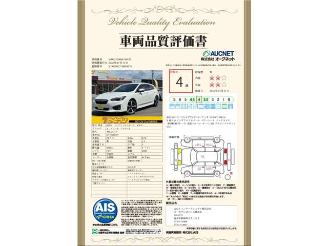 インプレッサスポーツ2.0 i-S アイサイト 4WD