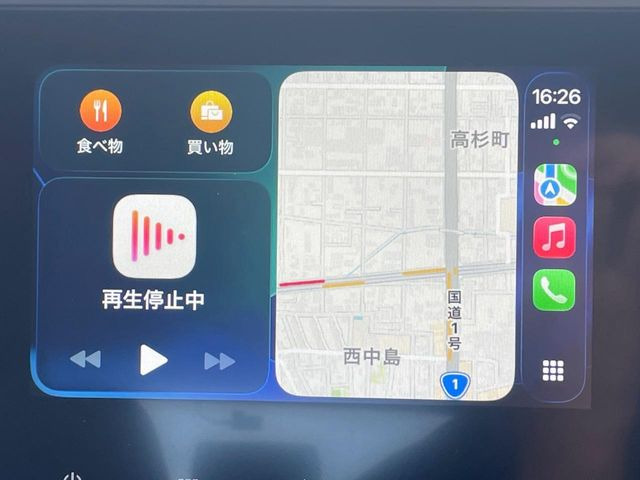 ��Apple Car Play:�X�}�z�Ƃ̗L���ڑ��ŁA�i�r�E�I�[�f�B�I�Đ��ȂǃX�}�z�̃A�v���@�\����ʂł��g����֗��@�\�ł�!
