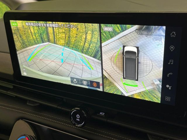 【アラウンドビューモニター】専用のカメラにより、上から見下ろしたような視点で360度クルマの周囲を確認することができます☆死角部分も確認しやすく、狭い場所での切り返しや駐車もスムーズに行えます。