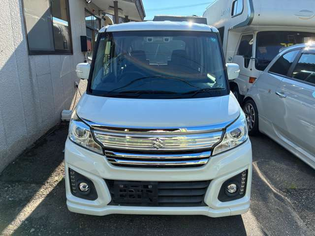 スペーシアカスタムXS ターボ デュアルカメラブレーキサポート 4WD
