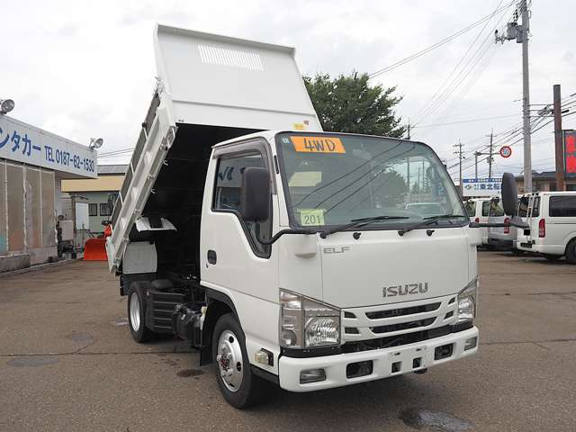 エルフ3.0 ダンプ フルフラットロー ディーゼル 4WD