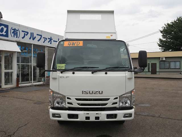 エルフ3.0 ダンプ フルフラットロー ディーゼル 4WD