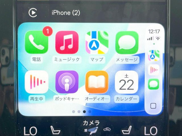 ��Apple Car Play:�X�}�z�Ƃ̗L���ڑ��ŁA�i�r�E�I�[�f�B�I�Đ��ȂǃX�}�z�̃A�v���@�\����ʂł��g����֗��@�\�ł�!