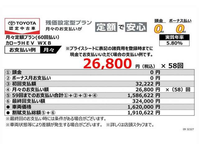 カローラ1.8 ハイブリッド W×B