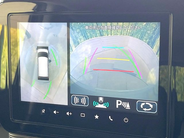 【全方位モニター用カメラ】専用のカメラにより、上から見下ろしたような視点で360度クルマの周囲を確認することができます☆縦列駐車や幅寄せ時に活躍してくれます♪