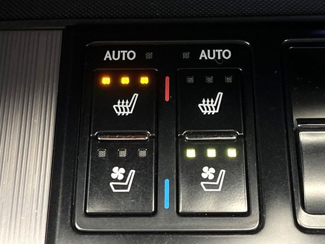 【シートヒーター&ベンチレーション】夏場は涼しい風でお尻や背中の熱やムレを防ぎ、冬はエアコンよりも早く温まってポカポカに!季節を問わず快適に過ごせます。