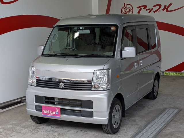 エブリイワゴンウィズ 車いす移動車 リヤシート付 電動固定式 4WD