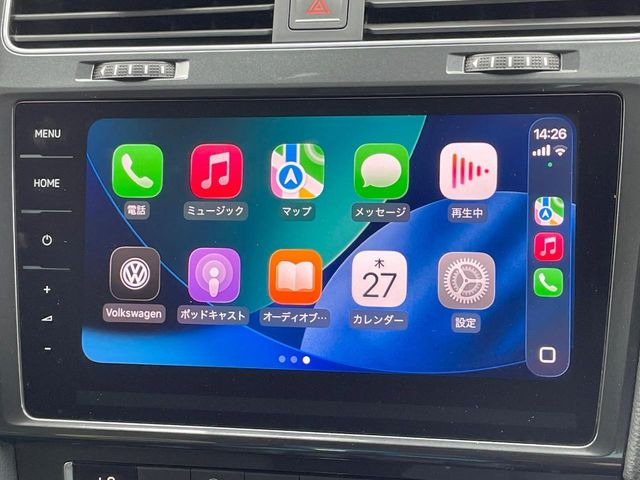 ��Apple Car Play:�X�}�z�Ƃ̗L���ڑ��ŁA�i�r�E�I�[�f�B�I�Đ��ȂǃX�}�z�̃A�v���@�\����ʂł��g����֗��@�\�ł�!