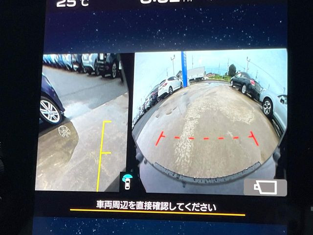 【フロント&サイド&バックカメラ】ドライバーから見にくい死角部分を映像で確認できるカメラを各所に装着。見通しがきかない場所や住宅密集地などを運転することが多い人におすすめの安心装備です。