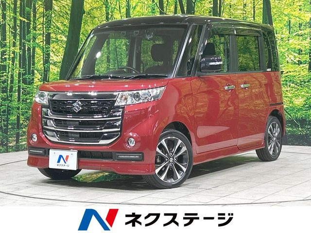 スペーシアカスタムZターボ デュアルカメラブレーキサポート 4WD