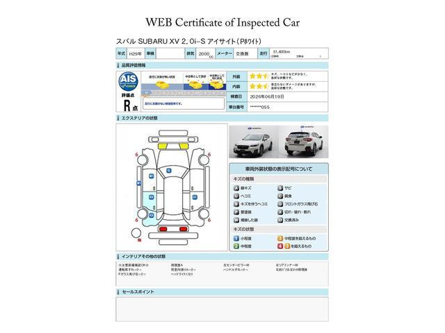 XV2.0i-S アイサイト 4WD