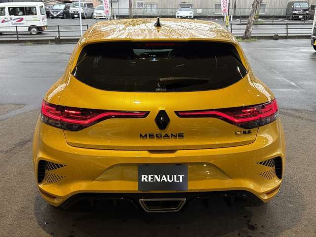 ルーフとボンネットに配されたロザンジュをモチーフとしたブラックマットストライブ、ブラックアウトされたロゴ、