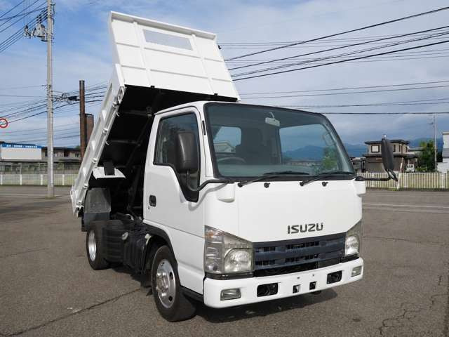 エルフ3.0 ダンプ フルフラットロー ディーゼル 4WD