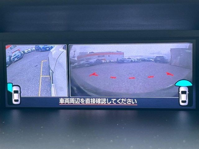 【フロント&サイド&バックカメラ】ドライバーから見にくい死角部分を映像で確認できるカメラを各所に装着。見通しがきかない場所や住宅密集地などを運転することが多い人におすすめの安心装備です。