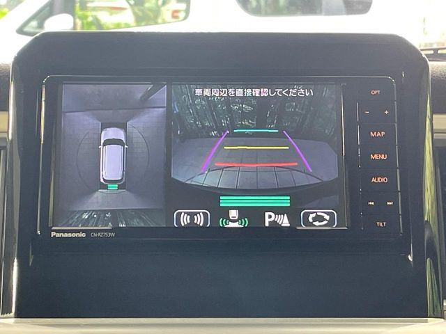 【全方位モニター用カメラ】専用のカメラにより、上から見下ろしたような視点で360度クルマの周囲を確認することができます☆死角部分も確認しやすく、狭い場所での切り返しや駐車もスムーズに行えます。