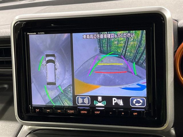 【全方位モニター用カメラ】専用のカメラにより、上から見下ろしたような視点で360度クルマの周囲を確認することができます☆死角部分も確認しやすく、狭い場所での切り返しや駐車もスムーズに行えます。