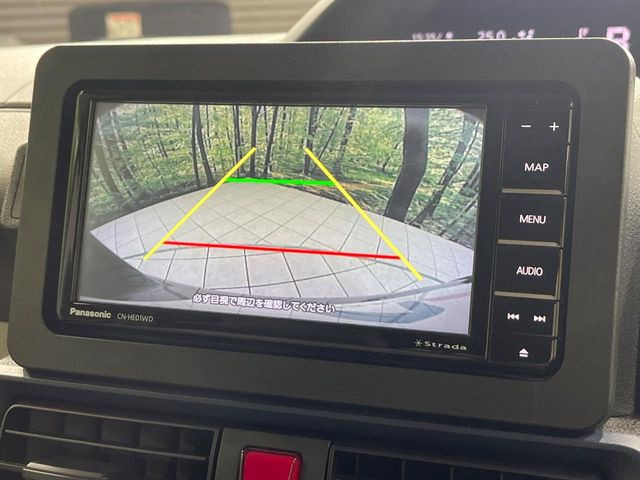 【バックカメラ】駐車時に後方がリアルタイム映像で確認できます。大型商業施設や立体駐車場での駐車時や、夜間のバック時に大活躍!運転スキルに関わらず、今や必須となった装備のひとつです!