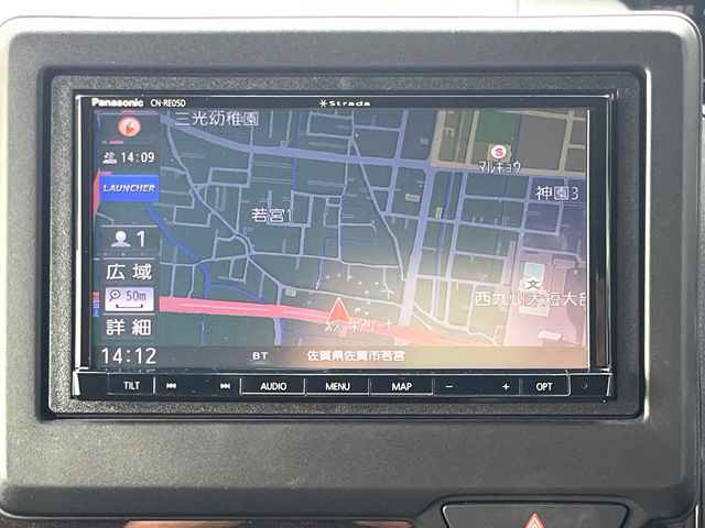 【ナビゲーション】目的地までしっかり案内してくれる使いやすいナビ。Bluetooth接続すればお持ちのスマホやMP3プレイヤーの音楽を再生可能!毎日の運転がさらに楽しくなります!!