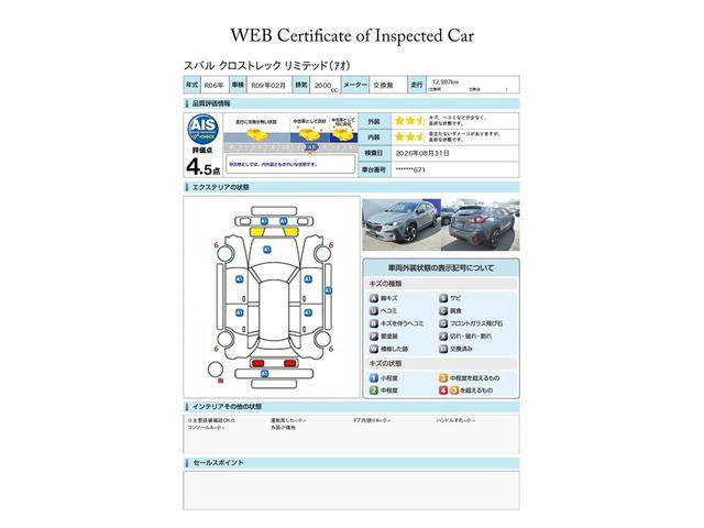 クロストレック2.0 リミテッド 4WD