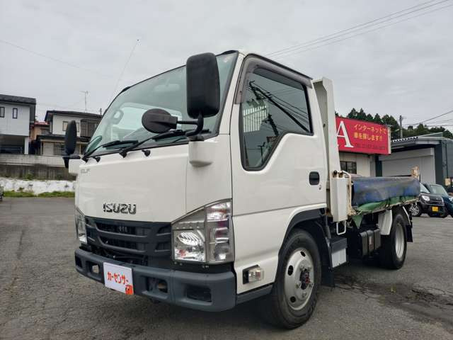 エルフ3.0 ダンプ フルフラットロー ディーゼル 4WD