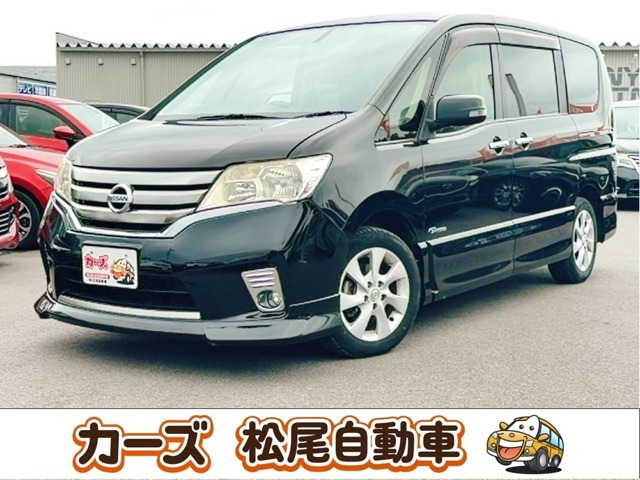 セレナ(日産) 2.0 ハイウェイスター S-HYBRID Vエアロモード　純正ナビ フルセグTV Bluetooth 中古車画像