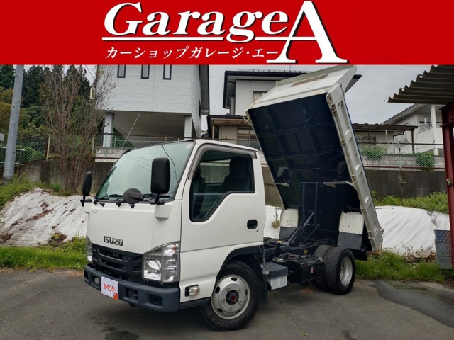 エルフ3.0 ダンプ フルフラットロー ディーゼル 4WD