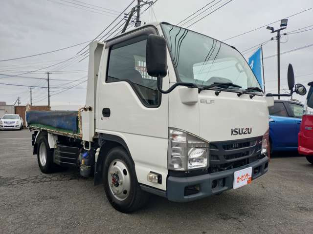 エルフ3.0 ダンプ フルフラットロー ディーゼル 4WD