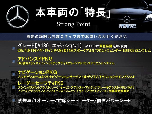 AクラスA180 エディション1