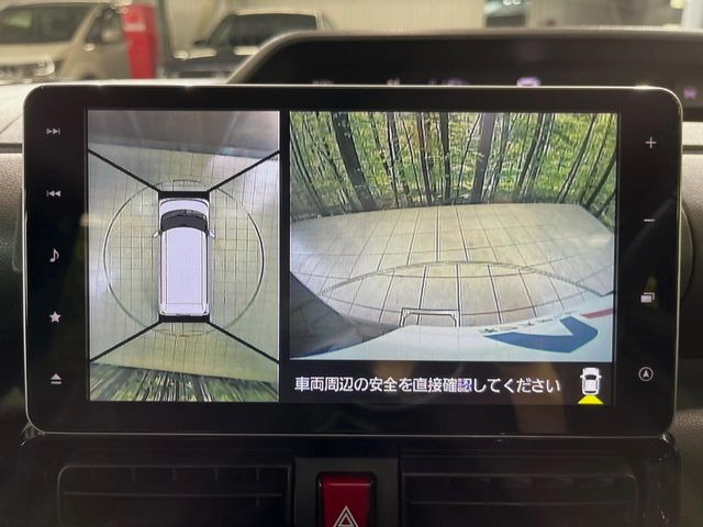 【パノラマモニター】専用のカメラにより、上から見下ろしたような視点で360度クルマの周囲を確認することができます☆縦列駐車や幅寄せ時に活躍してくれます♪