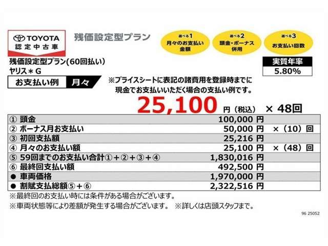 ヤリス1.0 G