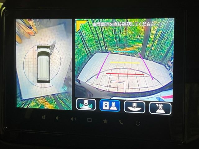 【全方位モニター用カメラ】専用のカメラにより、上から見下ろしたような視点で360度クルマの周囲を確認することができます☆死角部分も確認しやすく、狭い場所での切り返しや駐車もスムーズに行えます。