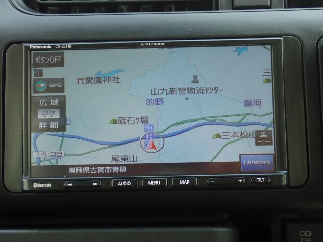 ナビ装備で知らない場所もあっという間に検索。ちょっとしたお出かけや旅行もこれでばっちりですね。