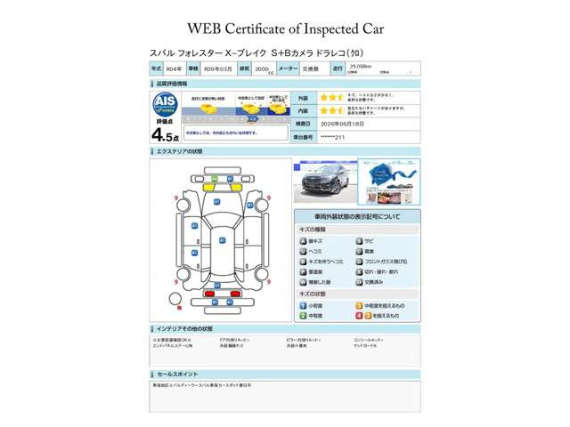 フォレスター2.0 エックスブレイク 4WD